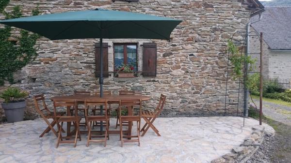 Terrasse gite site
